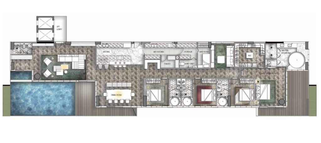 mat bang COVE Penthouse the Cove