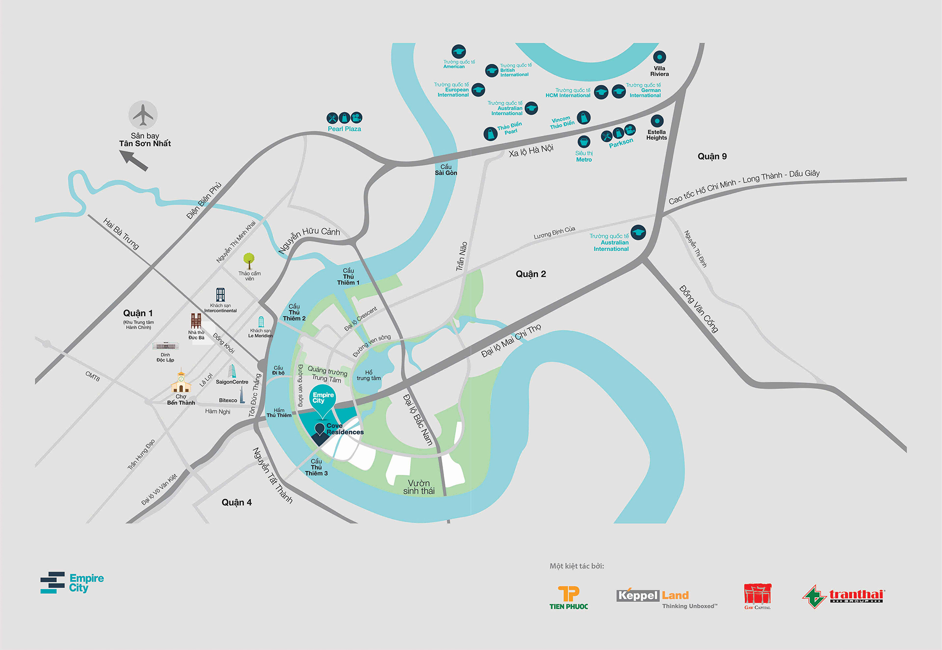vị trí dự án empire city